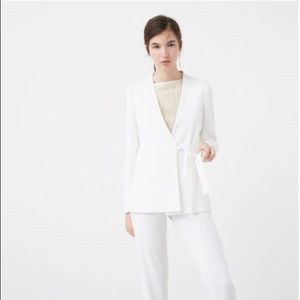 NWT Mango blazer tie front women